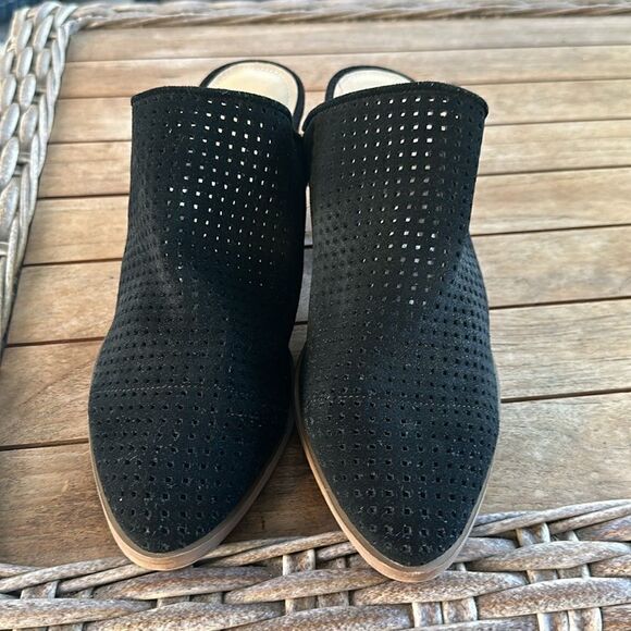 Marc Fisher Black Ripley Suede Mule 10 - Picture 2 of 7